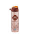 Gipta Wasserflasche Amazon 630ml Strohhalm Sicherheitskappe Rot K7501 Rot Gipta
