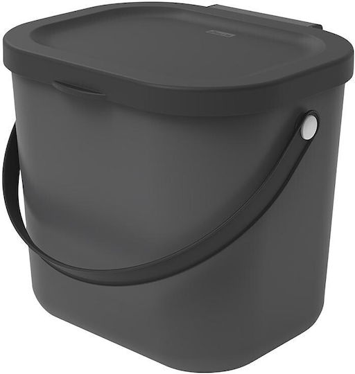 Rotho Babydesign Albula Κάδος Απορριμμάτων Πλαστικός Γκρι 6lt