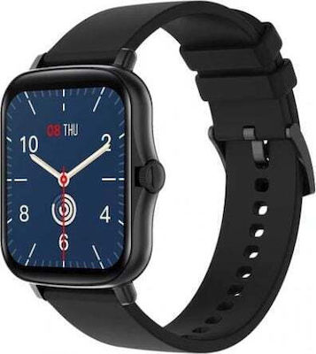 Senbono 30015 Smartwatch with SIM and Heart Rate Monitor (Black)