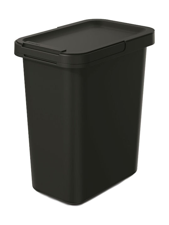 Prosperplast Κάδος Ανακύκλωσης Πλαστικός Μαύρος 12lt
