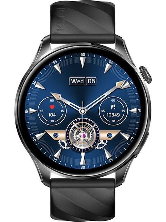 Kumi GW3 Pro Smartwatch (Black)