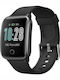 Umax U-Band P2-L Smartwatch με SIM και Παλμογράφο (Μαύρο)