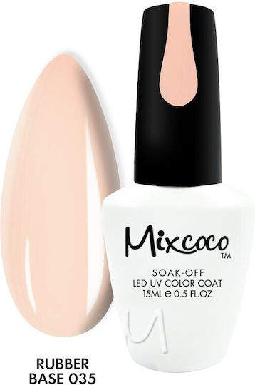 Mixcoco Base Coat for Regular Nail Polish Rubber 15ml
