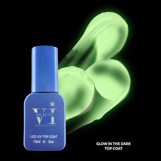 Beauty VI Топ покритие за Полу-перманентни Лакове 15мл