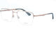 Police Men's Metal Prescription Eyeglass Frame Gold VPLG71 0F68