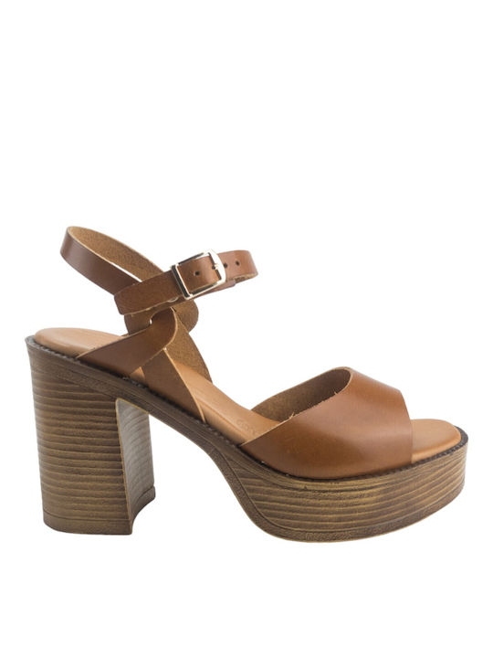 Baroque Women's Sandals Tabac Brown