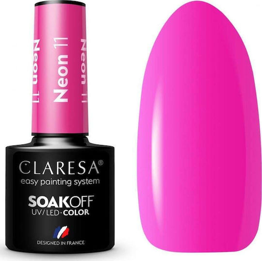 Claresa Neon 11 Ημιμόνιμο Βερνίκι Νυχιών Neon 11 5ml
