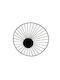 Luma Modern Lamp Wall with Integrated LED and Warm White Light Black 35x28cm