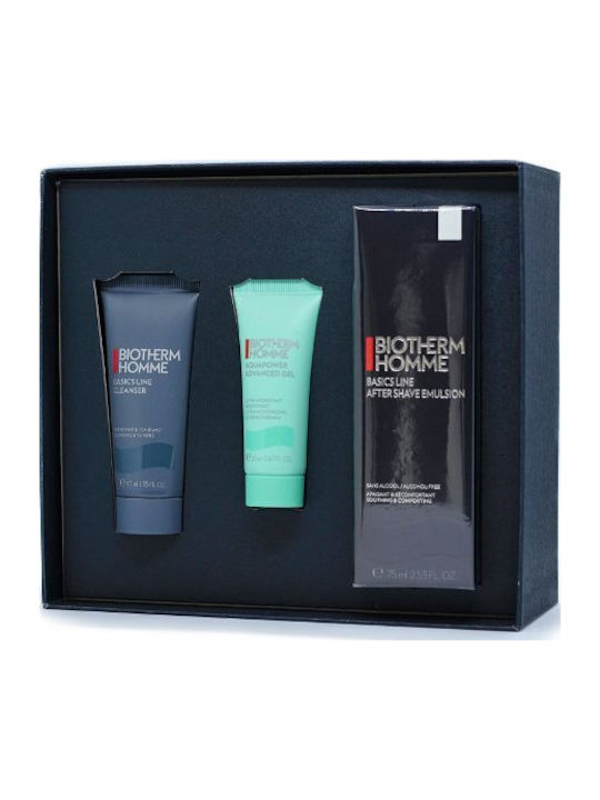 Biotherm Set Biotherm Basic Line Cleanser 40ml + Aquapower Advanced Gel 20ml + Basics Line Emulsion After Shave 75ml Biotherm Set Biotherm Basic Line Cleanser 40ml + Aquapower Advanced Gel 20ml + Basics Line Emulsion After Shave 75ml