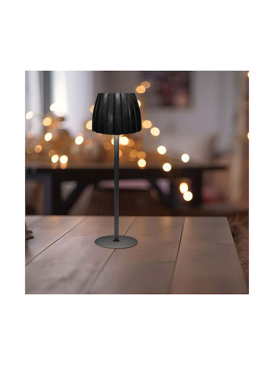 V-TAC Metal Lampă de masă LED cu Abajur Negru și Bază