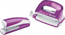 Stapler Leitz Stapler Punch Mini Wow Purple 55612062