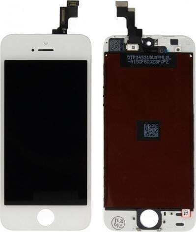 LG Οθόνη με Μηχανισμό Αφής για iPhone 5S (Λευκό)