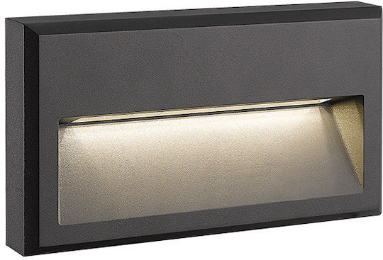 Zambelis Lights Стенно Външно Осветително Тяло LED IP65 6W с Топло бяло Светлина 3.5x22.7x12εκ.