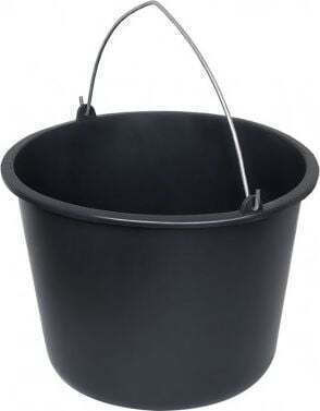 AWTools Mop Bucket Plastic Capacity 16lt Black