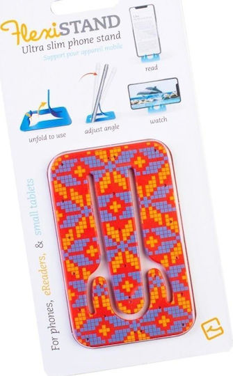 Thinking Gifts Flexistand Βάση Γραφείου για Κινητό σε Πορτοκαλί χρώμα
