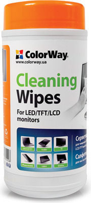 Colorway Wet Wipes Cleaning Led Lcd Tft Screens 100 Pcs Cw-1071