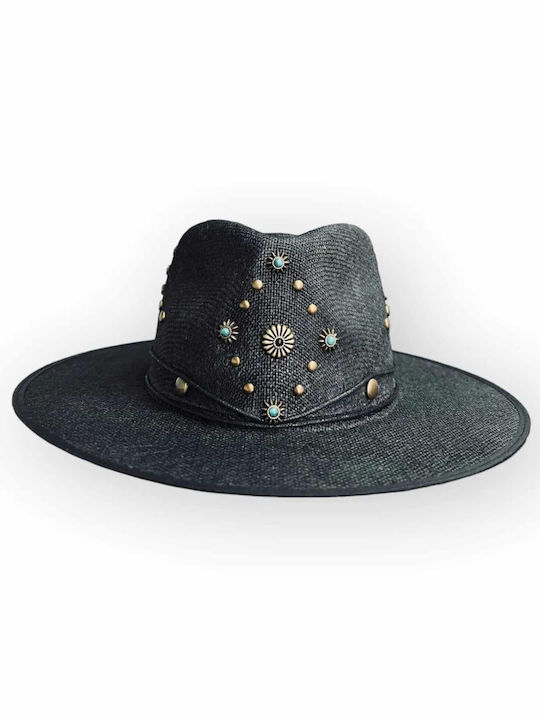 Kamar Linen Women's Hat Black