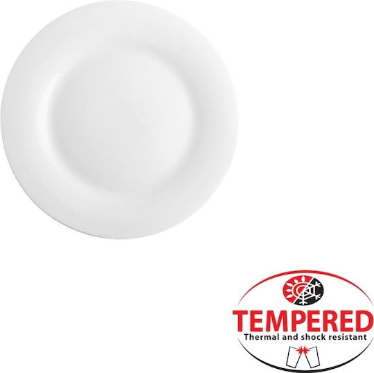 Cok Spain Plate Shallow White with Diameter 20cm