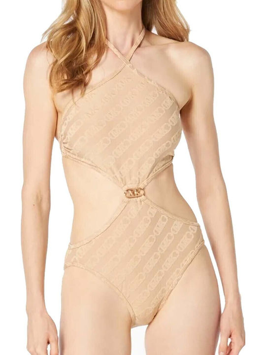 One-Piece Swimsuit with Cutouts Buff