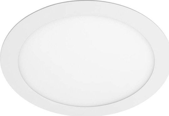 Gtv Кръгла Вграден LED Панел 24W с Топло бяло Светлина 3000К