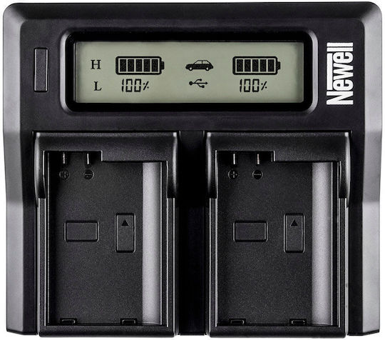 Newell Double Battery Charger Compatible with Canon