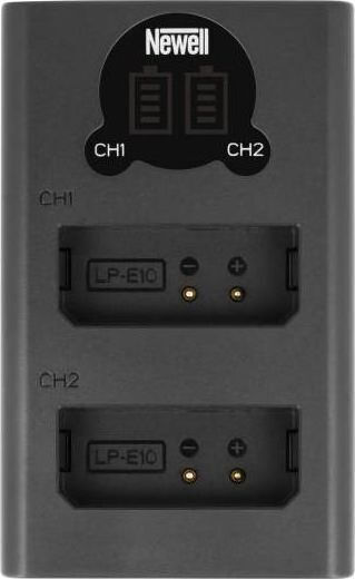 Newell Double Battery Charger Compatible with Canon