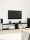 Living Room TV Unit Black L100xW30xH50cm