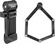 Kryptonite Lacăt Bicicletă Pliabil cu cheie Negru