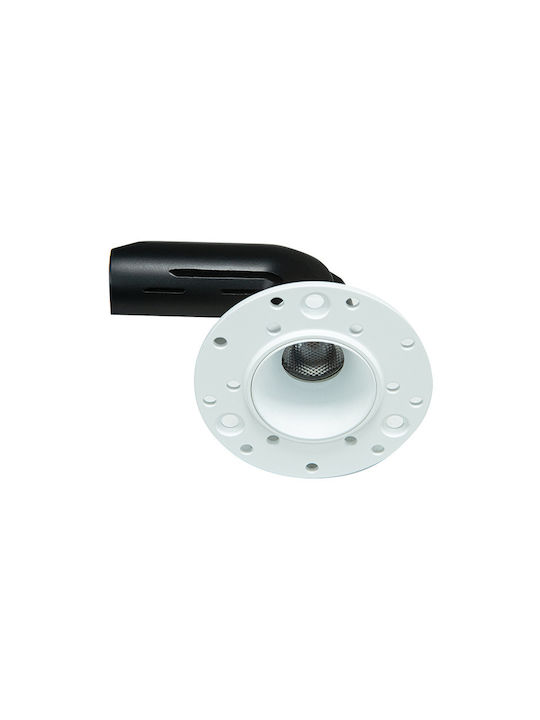 Zambelis Lights Recessed Spot with Integrated LED and Warm White Light White 1pcs
