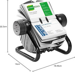 Durable Ευρετήριο Επαγγελματικών Καρτών Rotary 248101 Durable Ευρετήριο Επαγγελματικών Καρτών Rotary 248101