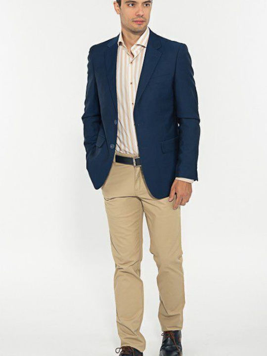 Cor's Men's Suit Jacket Regular Fit Blue