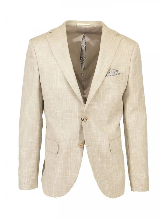 Freeman Clothing Men's Suit Jacket Regular Fit Beige