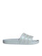 Adilette Aqua Slides In Turquoise Colour