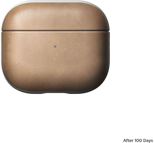 Nomad Modern Θήκη Δερμάτινη σε Μπεζ χρώμα για Apple AirPods 3