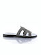 Sandale Casual Damă De Piele Negru