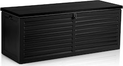 Plonos Outdoor Storage Box 390lt Black L143xW57xH53.5cm
