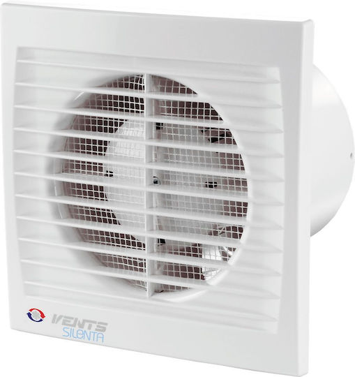 Vents Wall-mounted Ventilator Bathroom 125mm White