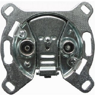 Hager TV and Radio Antenna Socket Terminal 53455011