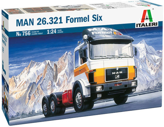 Italeri Modeling Figure Truck in Scale 1:24
