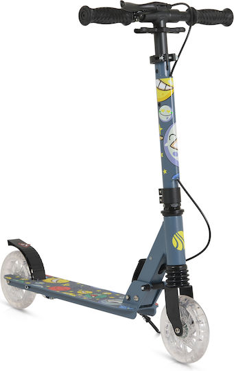 Byox Kids Scooter Foldable Snazzy 2-Wheel for 8+ Years Gray