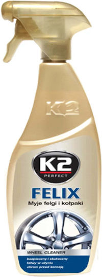 K2 Felix Spray Reinigung / Polieren für Felgen und Bereifung Auto 700ml