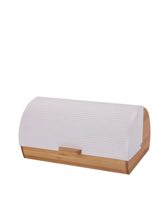 Elitehoff Bread Box made of Bamboo White 39x28.5cm