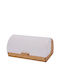 Elitehoff Cutie de pâine din bambus Albă 39x28.5cm