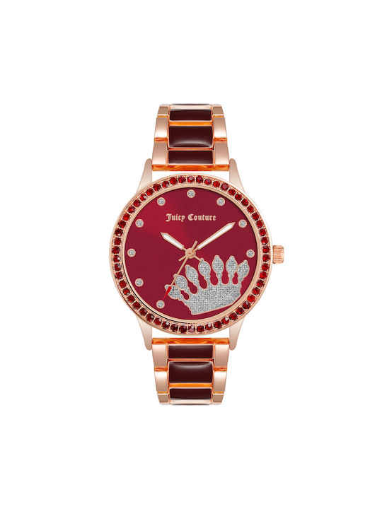Juicy Couture Watch with Red Metal Bracelet