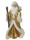 Santa Holding Stick Flocked 30.5cm