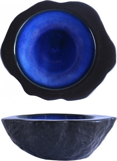 Ready Porcelain Salad Bowl Blue 24.5x20.5cm