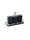 Next Ceramic Bathroom Accessory Set Black 4pcs