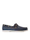 Δερμάτινα Ανδρικά Boat Shoes σε Μπλε Χρώμα