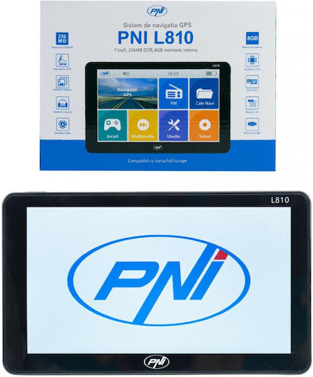 PNI Dispozitiv de Navigație GPS cu Ecran 7" USB & Slot card