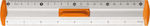 Tetis Ruler 20cm Orange Aluminium Tetis Price 1 Piece